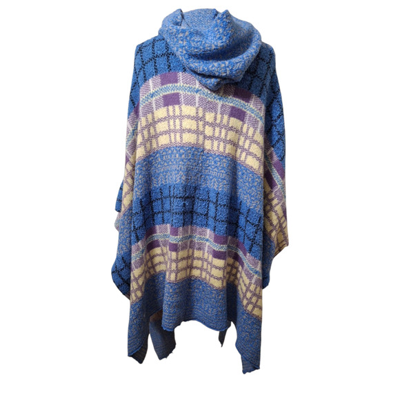 Free People Mercer Kimono Poncho hooded open front ONE SIZE - Picture 5 of 7